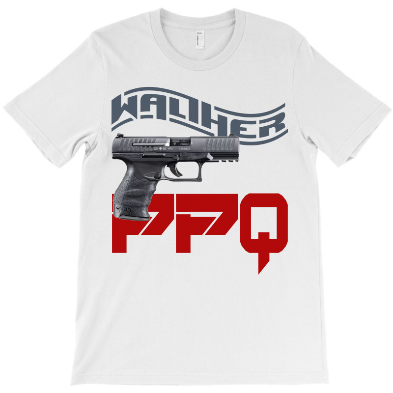 Custom Handgun Walther Ppq T-shirt By Aim For The Face - Artistshot