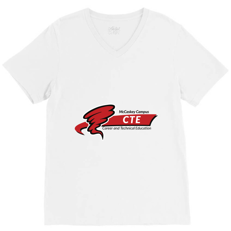 Career & Technology Education Campus School V-neck Tee | Artistshot