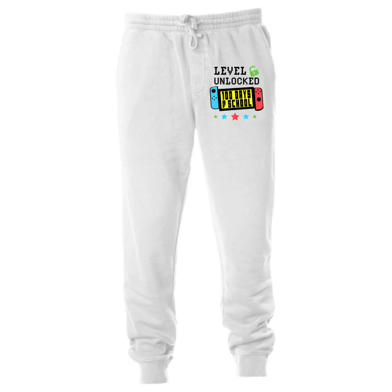 Level Unlocked 100 Days Of School Gamer Graphic Ar Unisex Jogger by holden | Artistshot