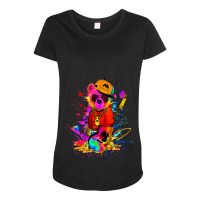 Hip Hop Bear Maternity Scoop Neck T-shirt | Artistshot