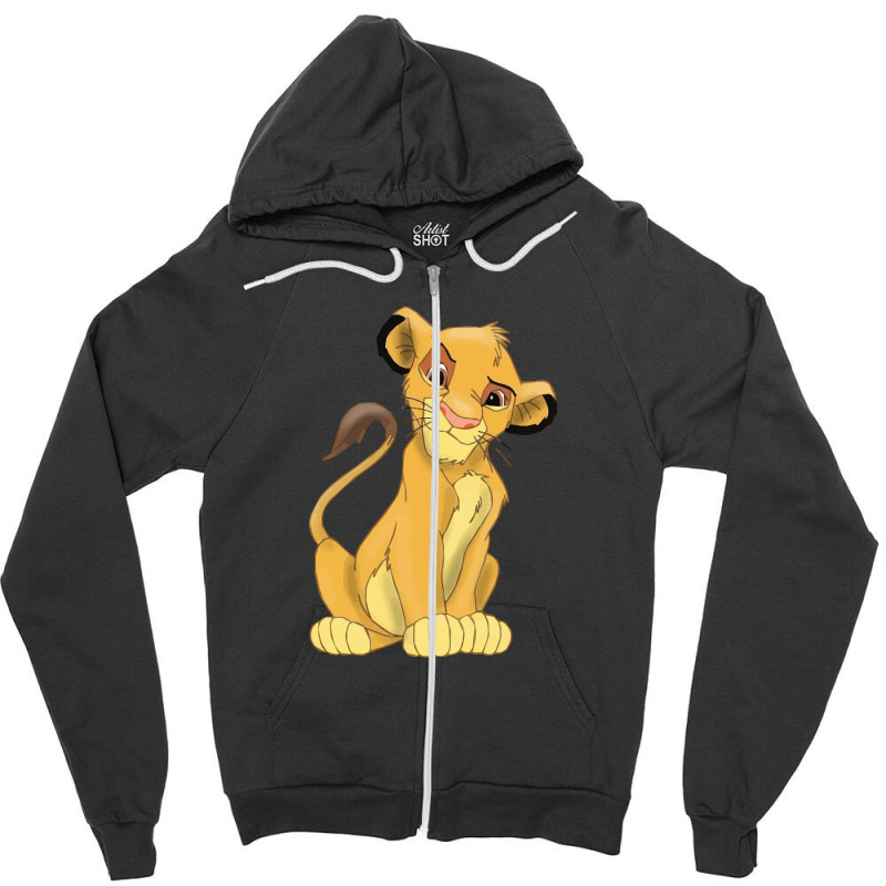 Simba   Lion King Zipper Hoodie by dorothysmith | Artistshot