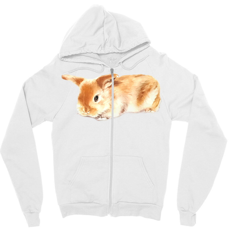 Bunny T Shirtadorable Ba Zipper Hoodie | Artistshot