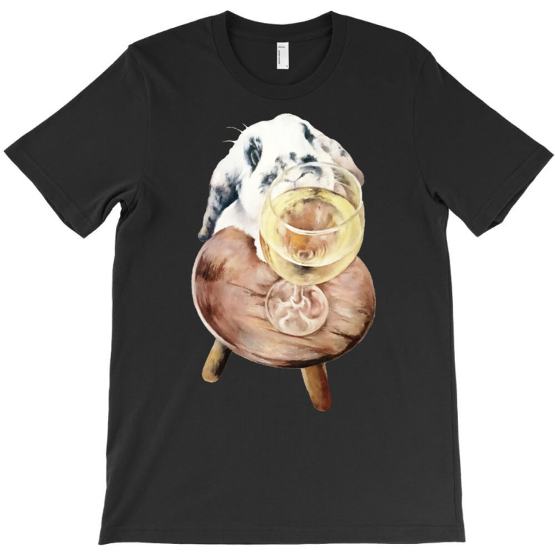 Bunny T Shirtall A Girl Needs Is Bunny And Wine! T-shirt | Artistshot