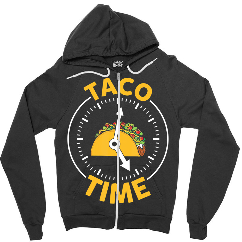 Taco Time Shirt Cinco De Mayo Men Women Kids Boys Zipper Hoodie by ewubea | Artistshot