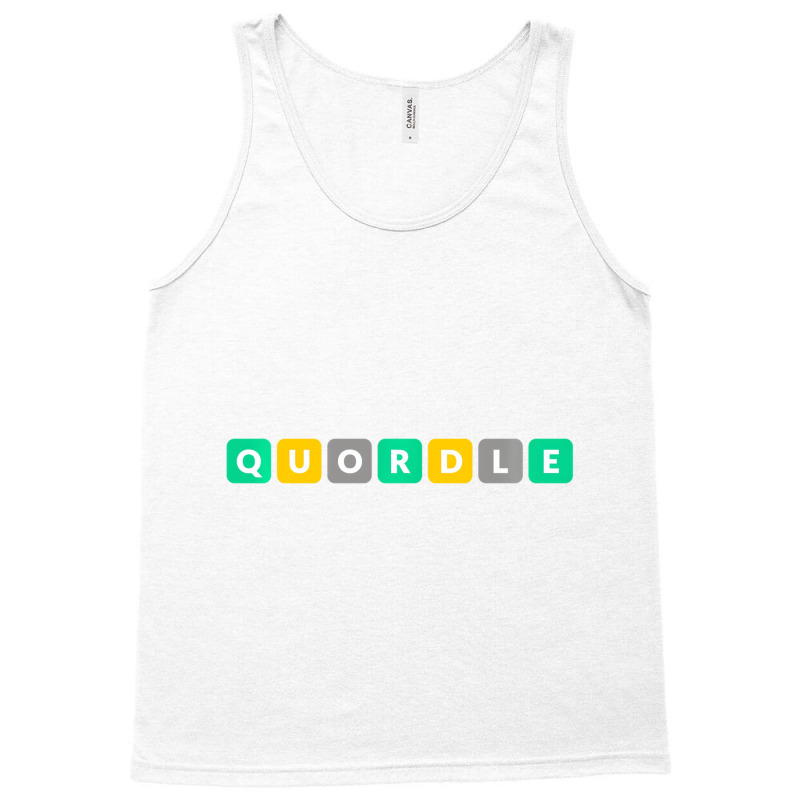 Quordle Online Word Daily Word Puzzle Game Gift Pu Tank Top | Artistshot