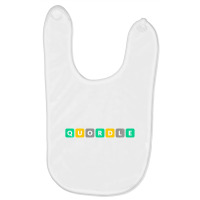 Quordle Online Word Daily Word Puzzle Game Gift Pu Baby Bibs | Artistshot