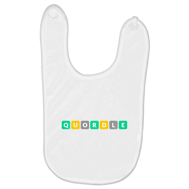 Quordle Online Word Daily Word Puzzle Game Gift Pu Baby Bibs | Artistshot