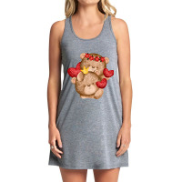 Matching Valentines Day Red Heart Big Bear Love Co Tank Dress | Artistshot