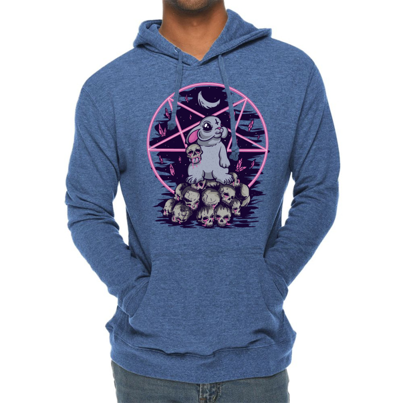 Bunny T Shirtesoteric Creepy Bunny Lightweight Hoodie | Artistshot