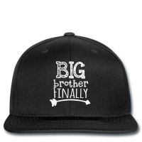 Big Brother Finally Novelty For Boys Printed Hat | Artistshot