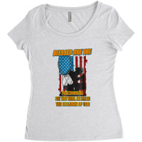 Blessed Are The Peacemakers Funny Novelty Women's Triblend Scoop T-shirt | Artistshot