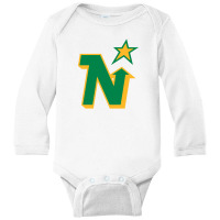 Minnesota,north,stars Long Sleeve Baby Bodysuit | Artistshot