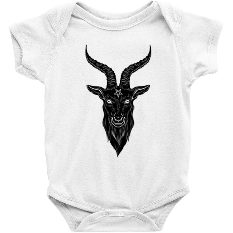 Devil, Satanic, Witch, Goat, Pentagram, Witchcraft Baby Bodysuit by Torresde | Artistshot