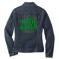 Math Is For Blockers   Forest Edition 29 Ladies Denim Jacket | Artistshot