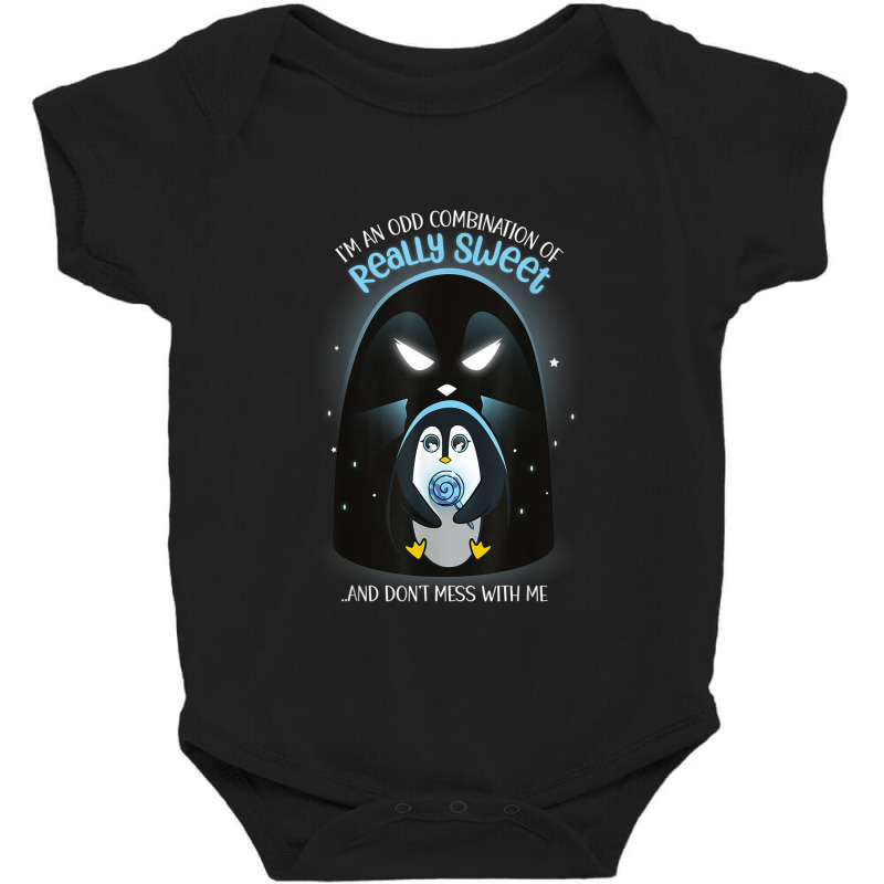 An Odd Combination Penguin Baby Bodysuit by Yuh2105 | Artistshot