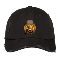 Lion Detective Wildlife Lion Safari Animal Lover 1 Vintage Cap | Artistshot