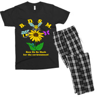 Bees Do So Much For The Environment Men's T-shirt Pajama Set | Artistshot