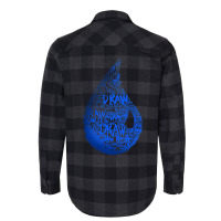 Mtg Blue Mana  Magic The Gathering Draw Sticker Flannel Shirt | Artistshot