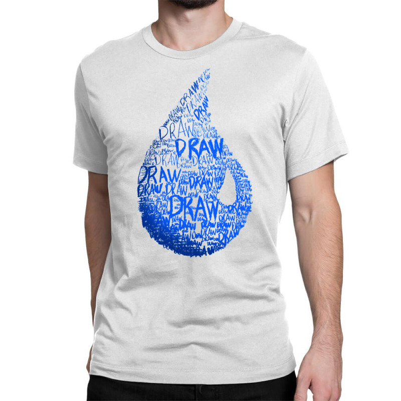 Mtg Blue Mana  Magic The Gathering Draw Sticker Classic T-shirt by slavissweersq | Artistshot