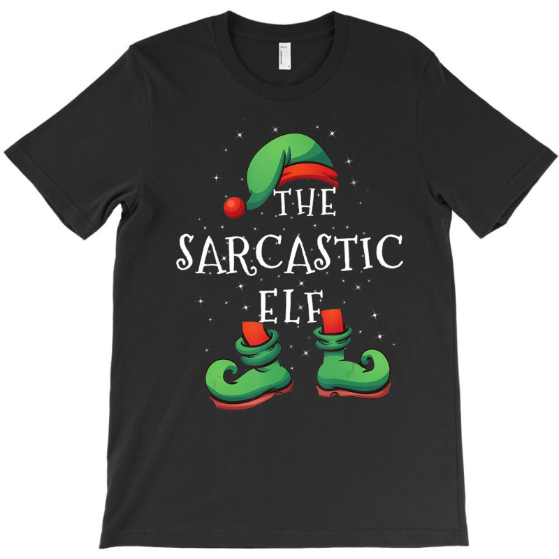 Sarcastic Elf Family Matching Christmas Gift Costu T-shirt | Artistshot