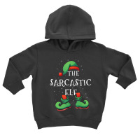 Sarcastic Elf Family Matching Christmas Gift Costu Toddler Hoodie | Artistshot