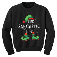 Sarcastic Elf Family Matching Christmas Gift Costu Youth Sweatshirt | Artistshot