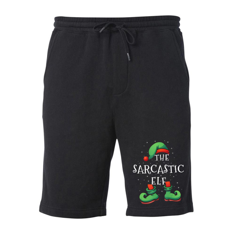 Sarcastic Elf Family Matching Christmas Gift Costu Fleece Short | Artistshot