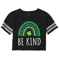 Cute Rainbow Be Kind St Patricks Day Happy Lucky H Scorecard Crop Tee | Artistshot