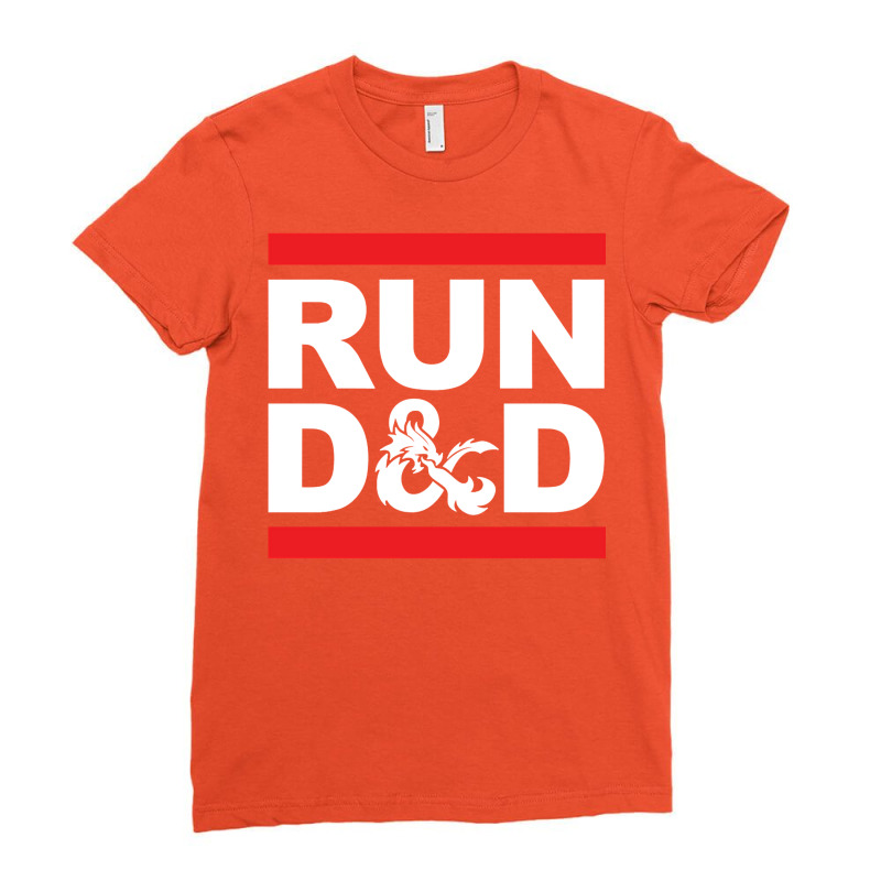 Run D&d Ladies Fitted T-Shirt by lapebiehle | Artistshot