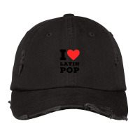 I Love Latin Pop 1 Vintage Cap | Artistshot