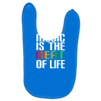 Music Is The Beat Of Life Novelty Gifts Baby Bibs | Artistshot