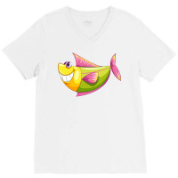 Cartoon Sea Animal V-neck Tee | Artistshot