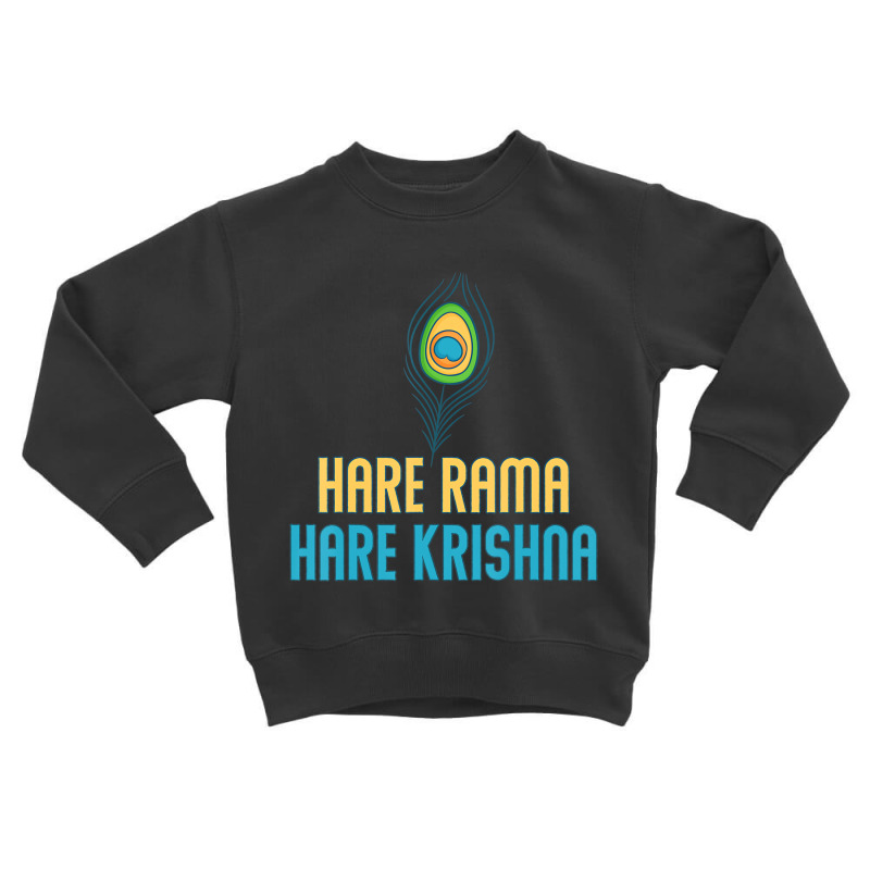 Hare Rama Hare Krishna T Shirt Toddler Sweatshirt by voutsro | Artistshot