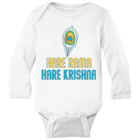 Hare Rama Hare Krishna T Shirt Long Sleeve Baby Bodysuit | Artistshot