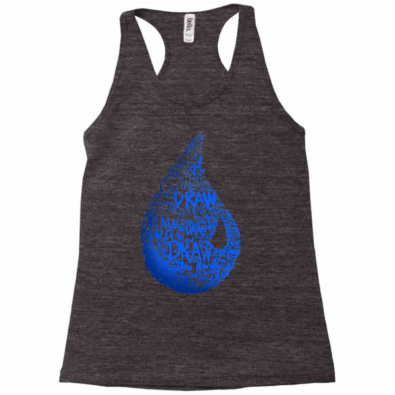 Mtg Blue Mana  Magic The Gathering Draw Sticker 13 Racerback Tank by hubricdelpr | Artistshot