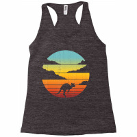 Kangaroo Retro Vintage Style 60s 70s Men Women Gif Racerback Tank | Artistshot