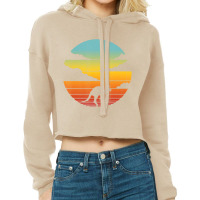 Kangaroo Retro Vintage Style 60s 70s Men Women Gif Cropped Hoodie | Artistshot