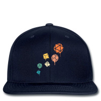 Spiral Dripping Paint Polyhedral Dice Set Tabletop Printed Hat | Artistshot