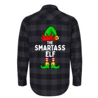 The Smartass Elf Funny Christmas Matching Family T Flannel Shirt | Artistshot