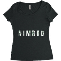 Nimrod Party Funny Novelty Women's Triblend Scoop T-shirt | Artistshot