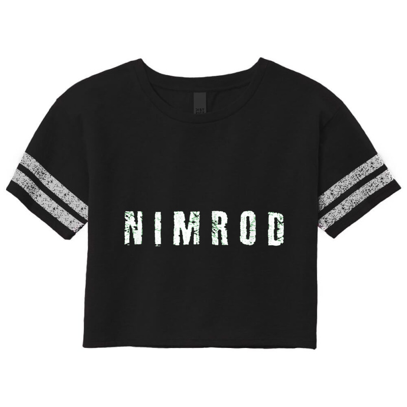 Nimrod Party Funny Novelty Scorecard Crop Tee by godongteles | Artistshot