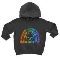 Novelty Neurodiversity Rainbow Infinity Toddler Hoodie | Artistshot