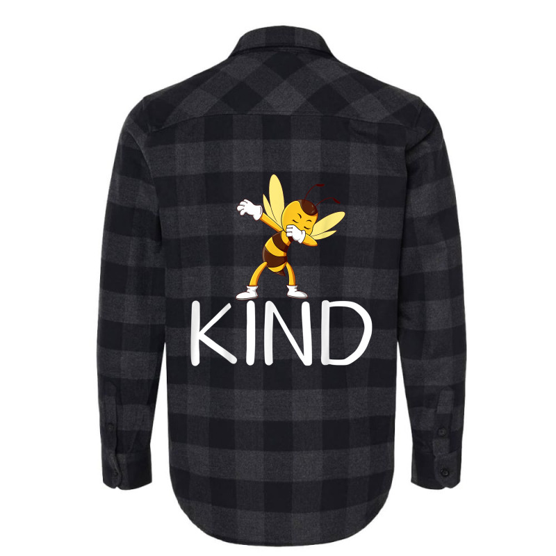 Be Kind Bee Dabbing Kindness For Men Women Kid Boy Flannel Shirt | Artistshot