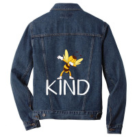 Be Kind Bee Dabbing Kindness For Men Women Kid Boy Men Denim Jacket | Artistshot