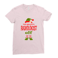 Radiologist Elf Naughty Christmas Novelty Sarcasti Ladies Fitted T-shirt | Artistshot