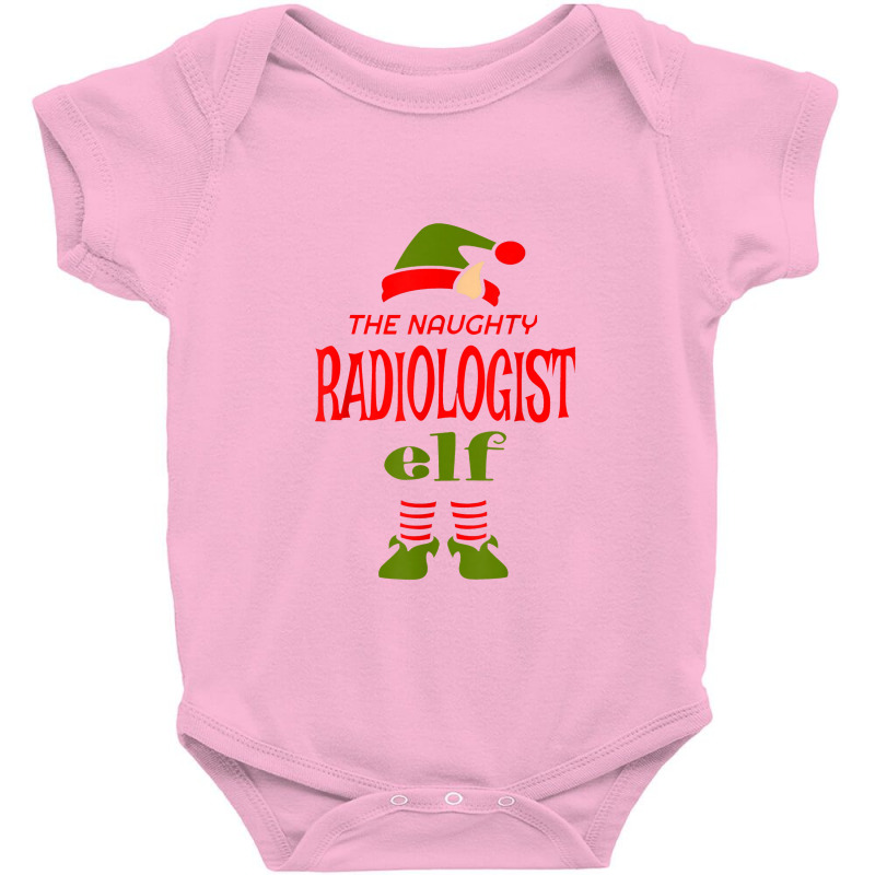 Radiologist Elf Naughty Christmas Novelty Sarcasti Baby Bodysuit by godongteles | Artistshot