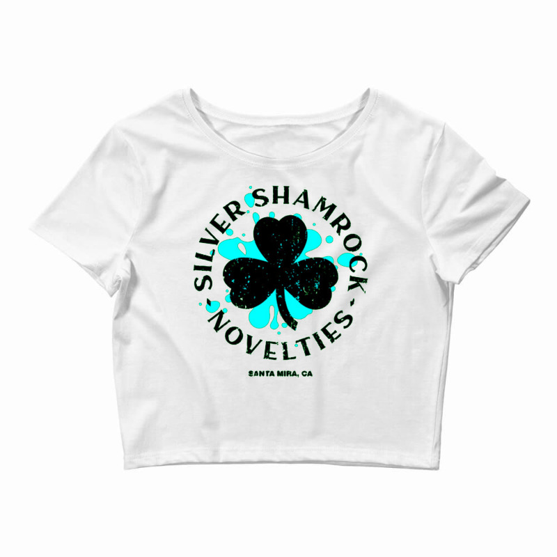 Silver Shamrock Novelties Halloween Crop Top by godongteles | Artistshot