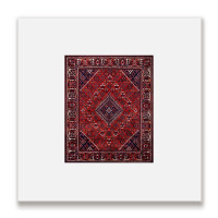 Oriental Rug Floor Pillow 1 Metal Print Square | Artistshot