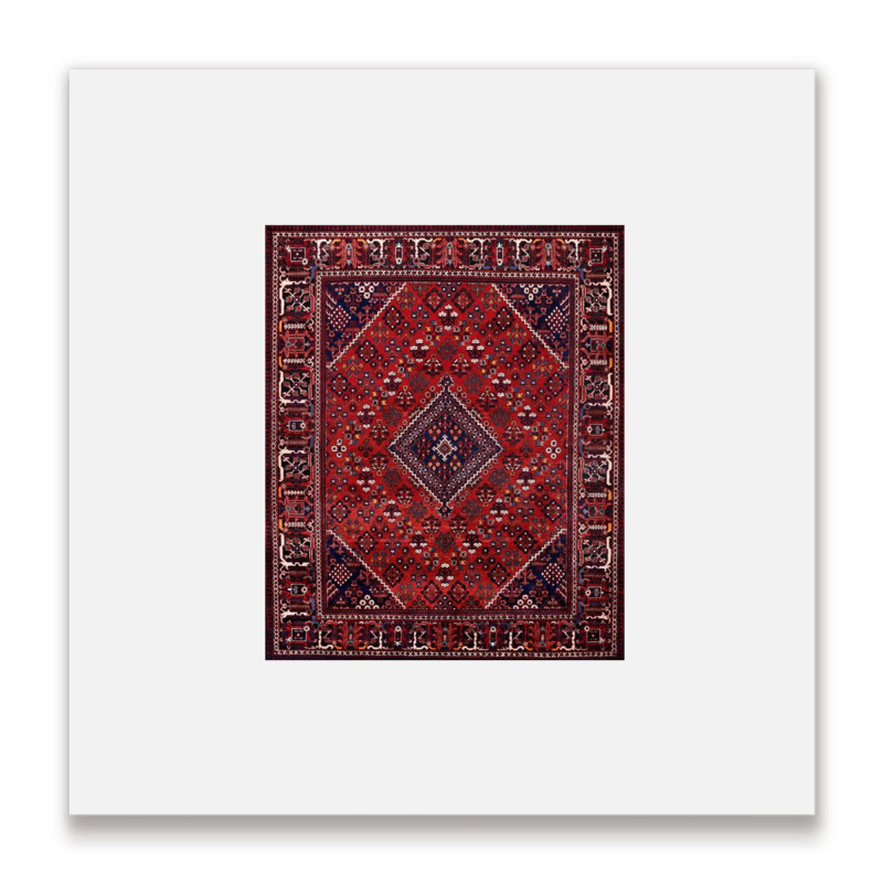 Oriental Rug Floor Pillow 1 Metal Print Square | Artistshot