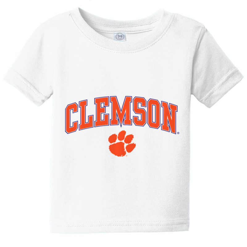 Clemson Tigers Arch Over Heather Gray Officially L Baby Tee by aceyzzhue | Artistshot